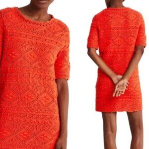Boden crocheted Claudia dress XL knitted EUC